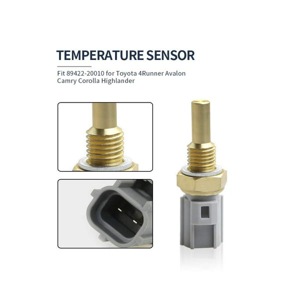 A-Premium Engine Coolant Temperature Sensor Compatible with Toyota 4Runner Camry Pickup Land Cruiser MR2 Lexus GS300 LX450 